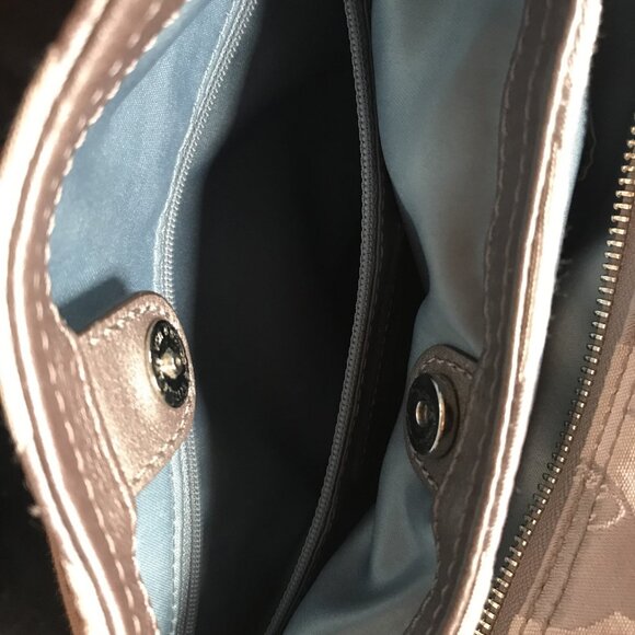 Coach Beige Gold Handbag Hobo Purse - Picture 5 of 12